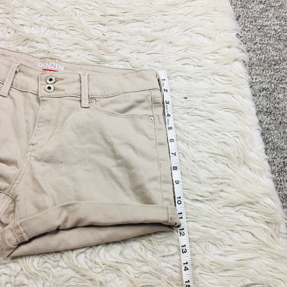 Denizen From Levi’s Cream Modern Shorts Size 6 - Picture 10 of 12